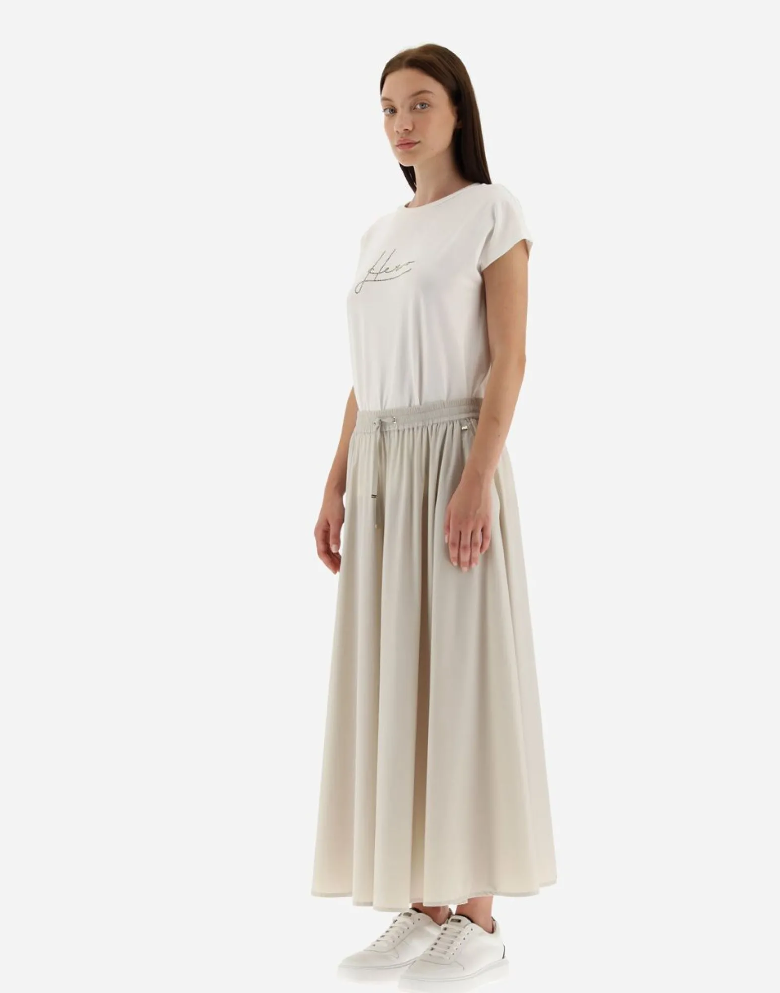 Herno Skirt In Light Nylon Stretch
