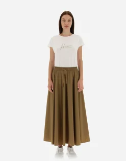 Herno Skirt In Light Nylon Stretch