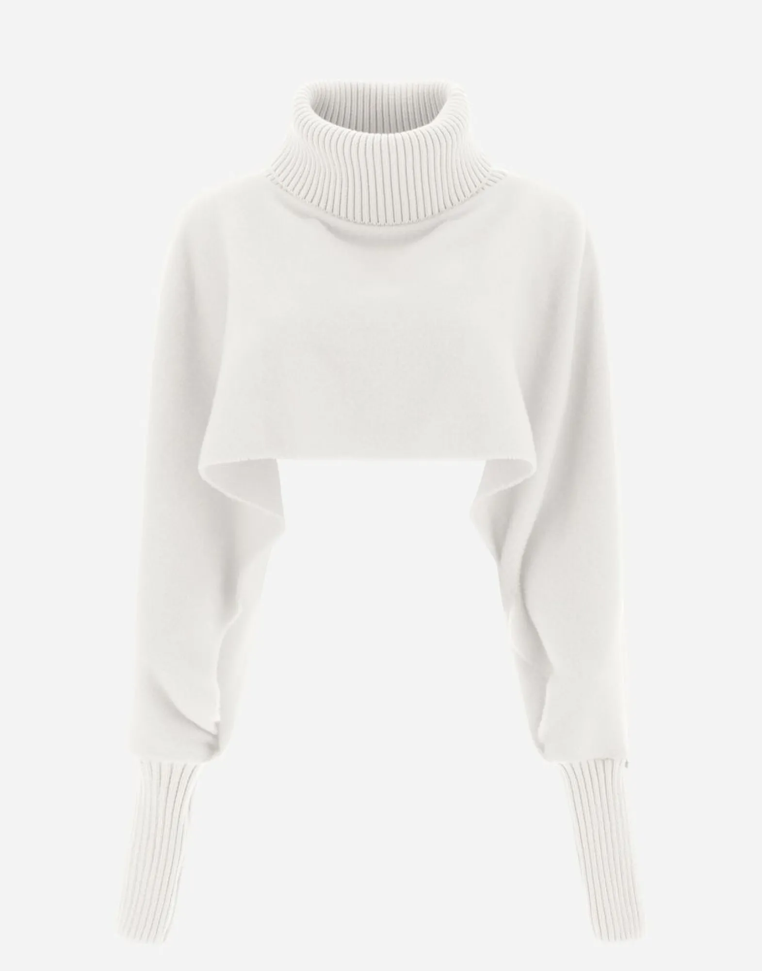 Herno Soft Poncho Resort Cropped