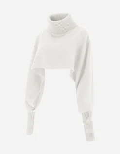 Herno Soft Poncho Resort Cropped