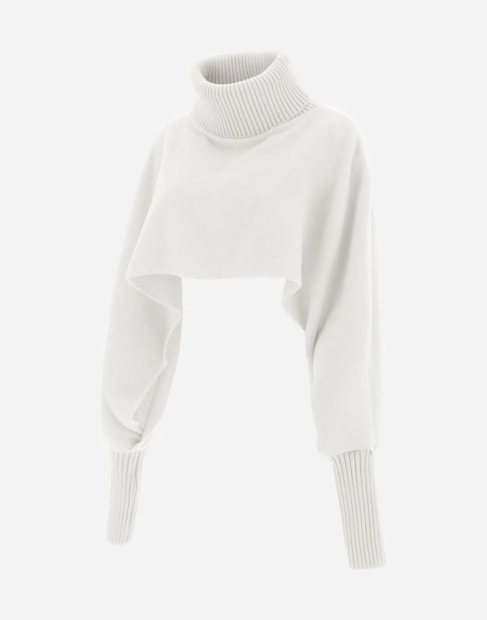 Herno Soft Poncho Resort Cropped