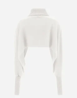 Herno Soft Poncho Resort Cropped
