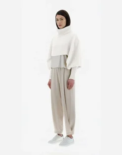 Herno Soft Poncho Resort Cropped