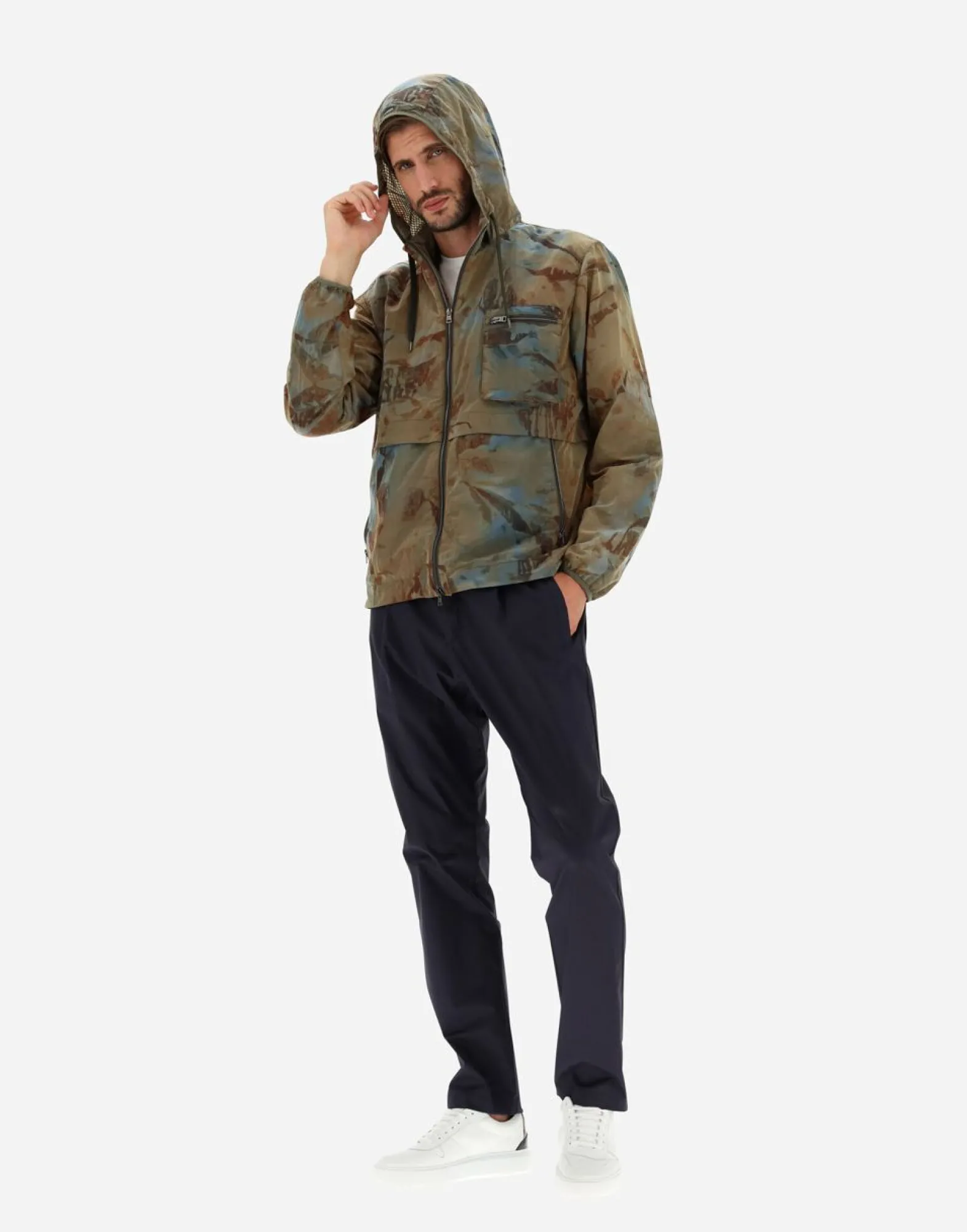 Herno Sportswear Sprayed Bomber Jacket