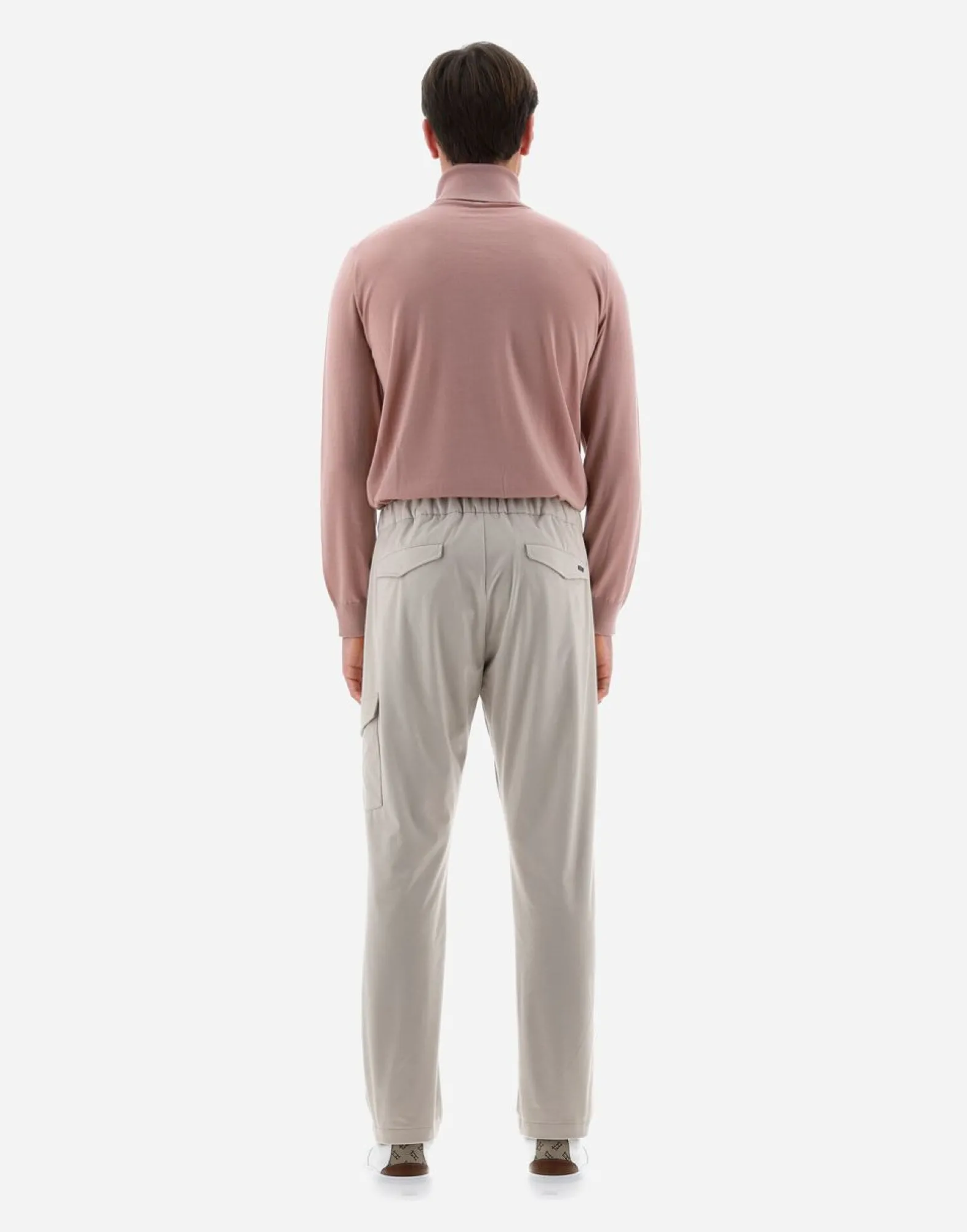 Herno Suede-Effect Resort Trousers