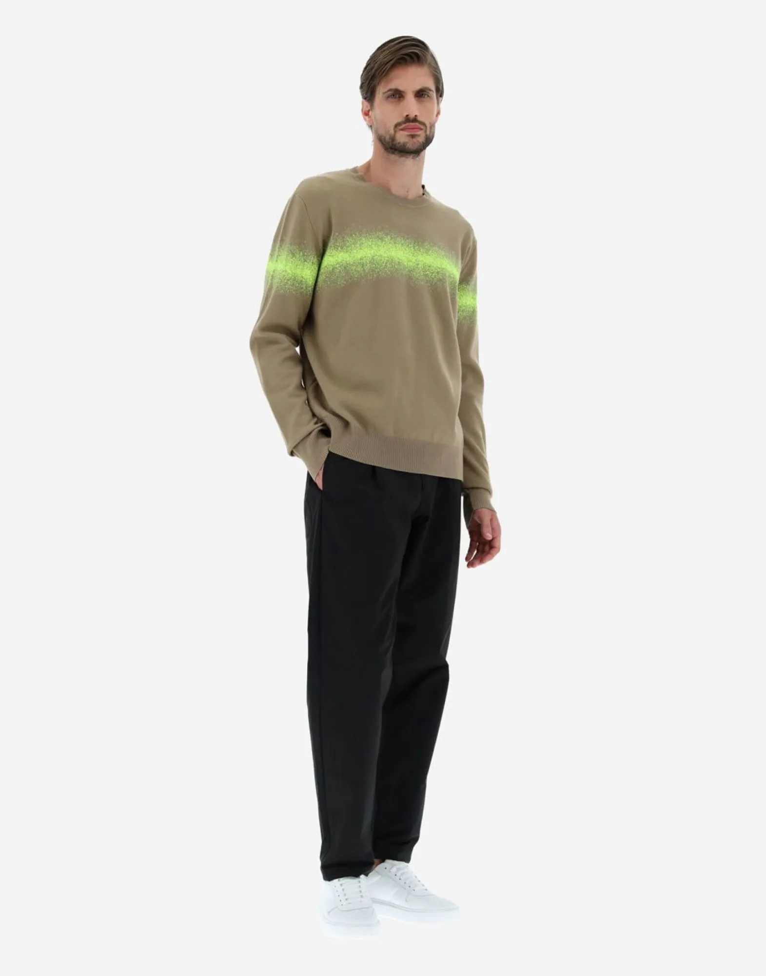 Herno Sweater In Spray Knit