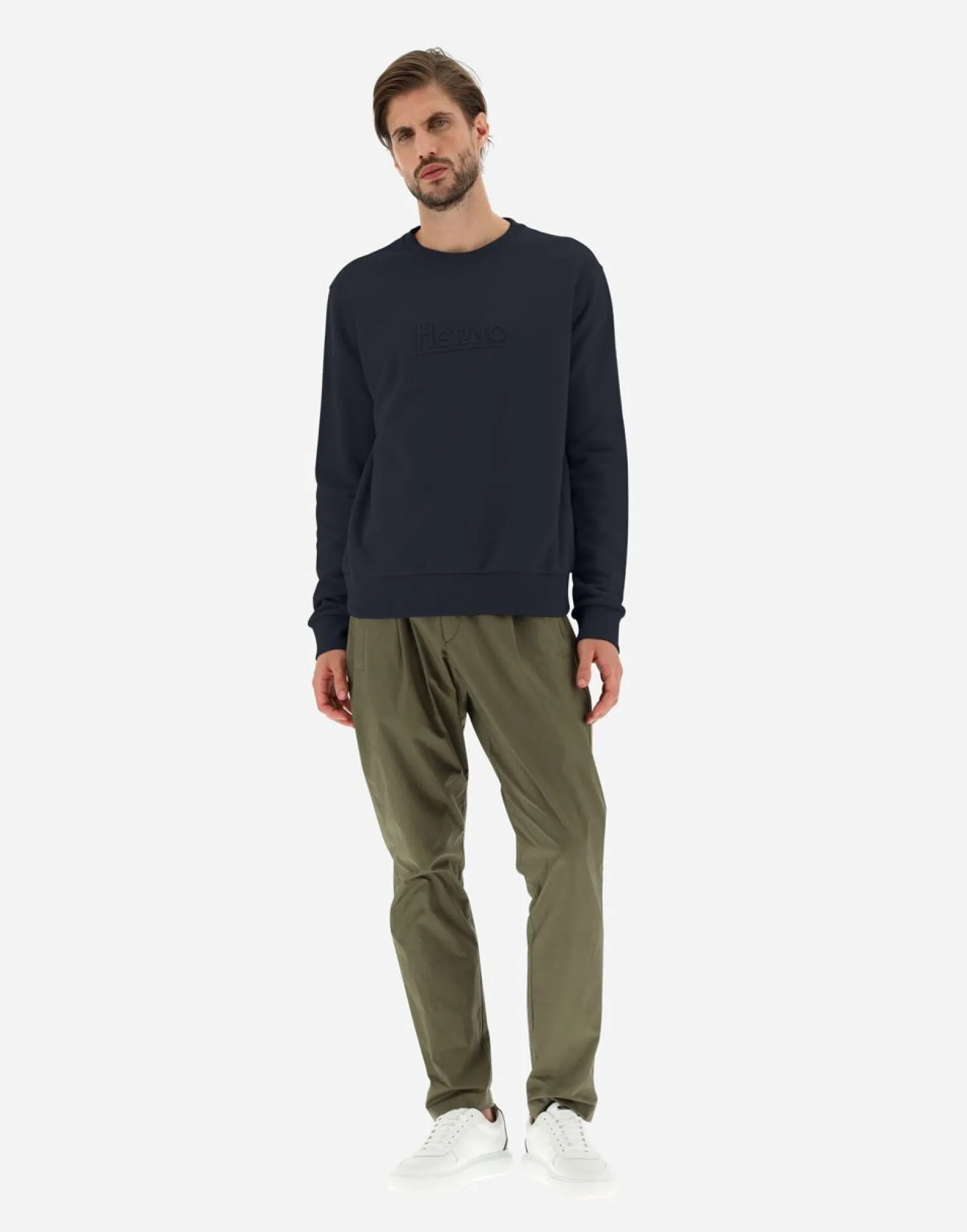 Herno Sweatshirt In Cotton Sweater