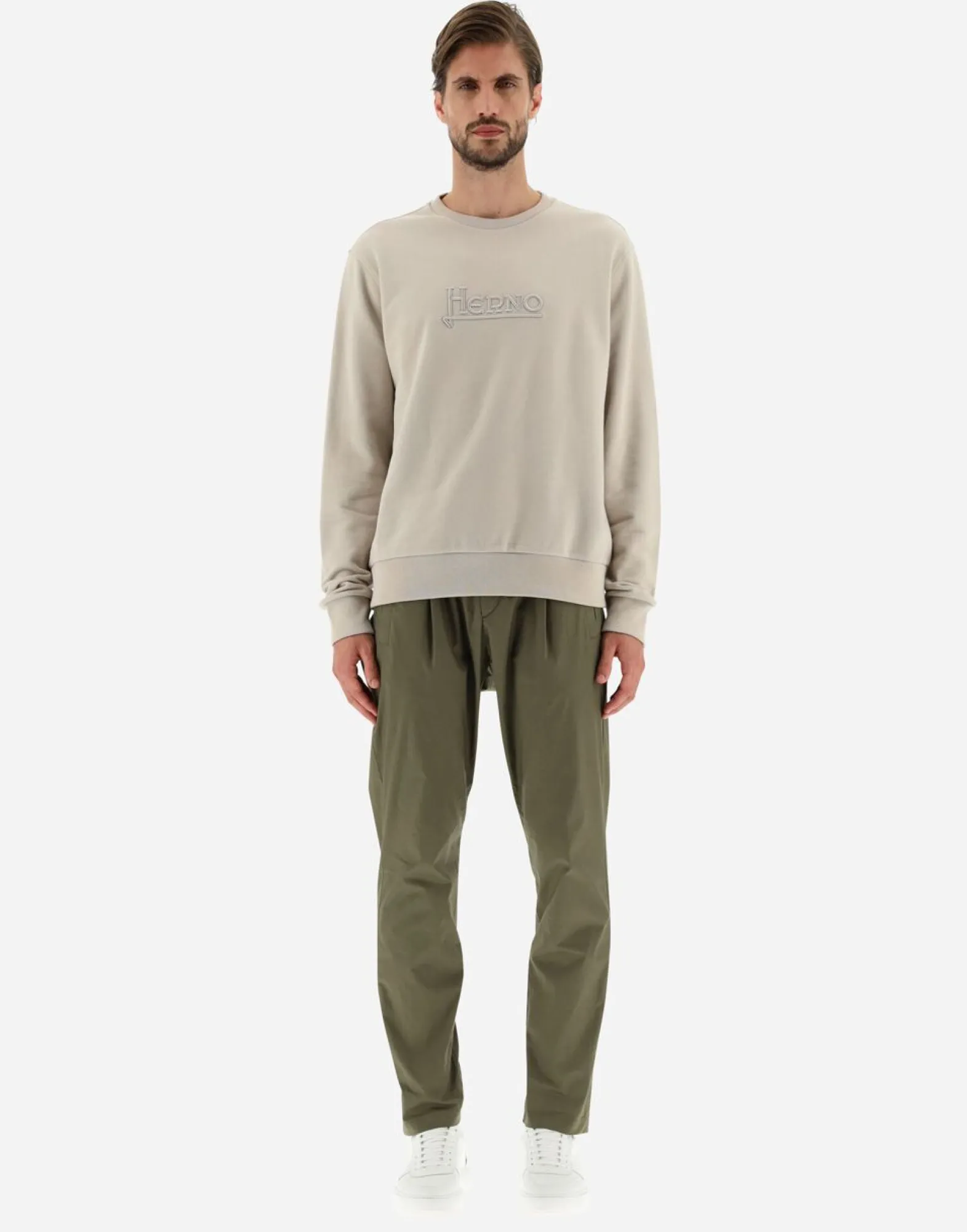 Herno Sweatshirt In Cotton Sweater