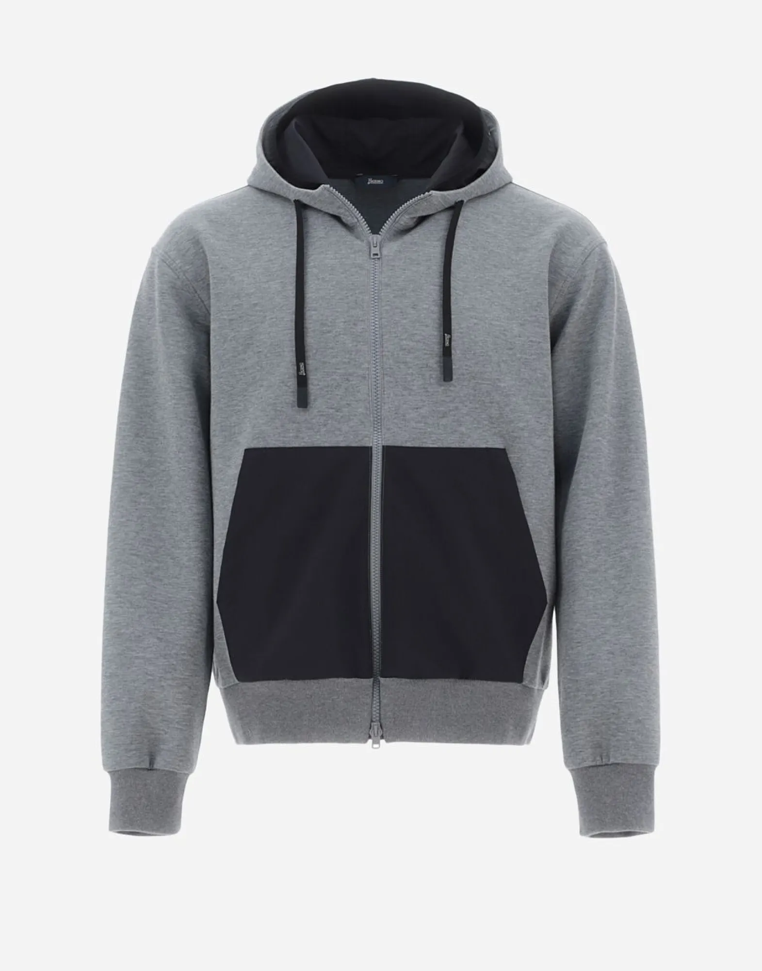 Herno Sweatshirt In Soft Scuba & Plaster