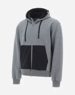 Herno Sweatshirt In Soft Scuba & Plaster
