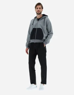 Herno Sweatshirt In Soft Scuba & Plaster