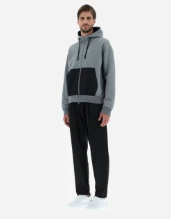 Herno Sweatshirt In Soft Scuba & Plaster