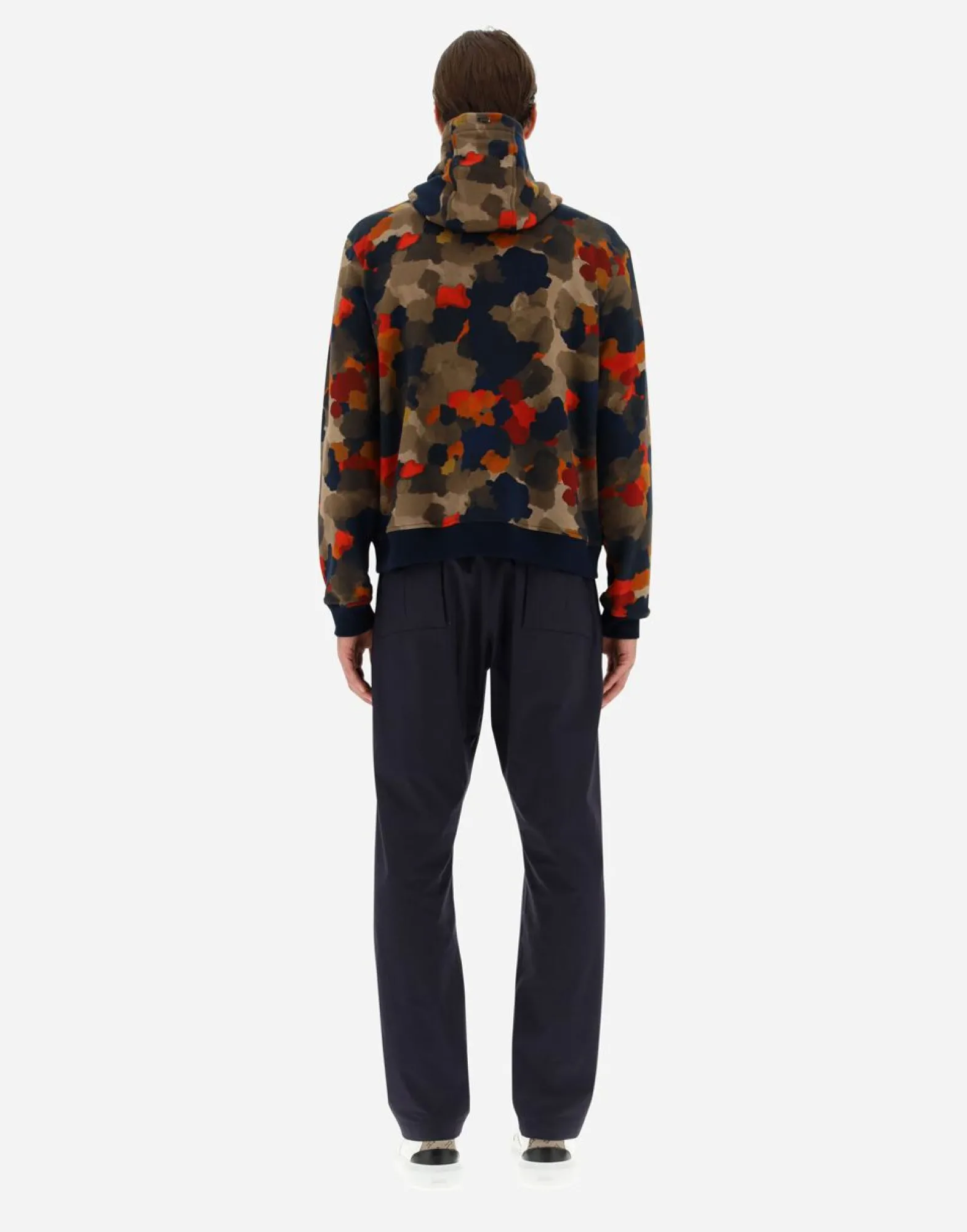 Herno Sweatshirt In Spring Camo Sweater