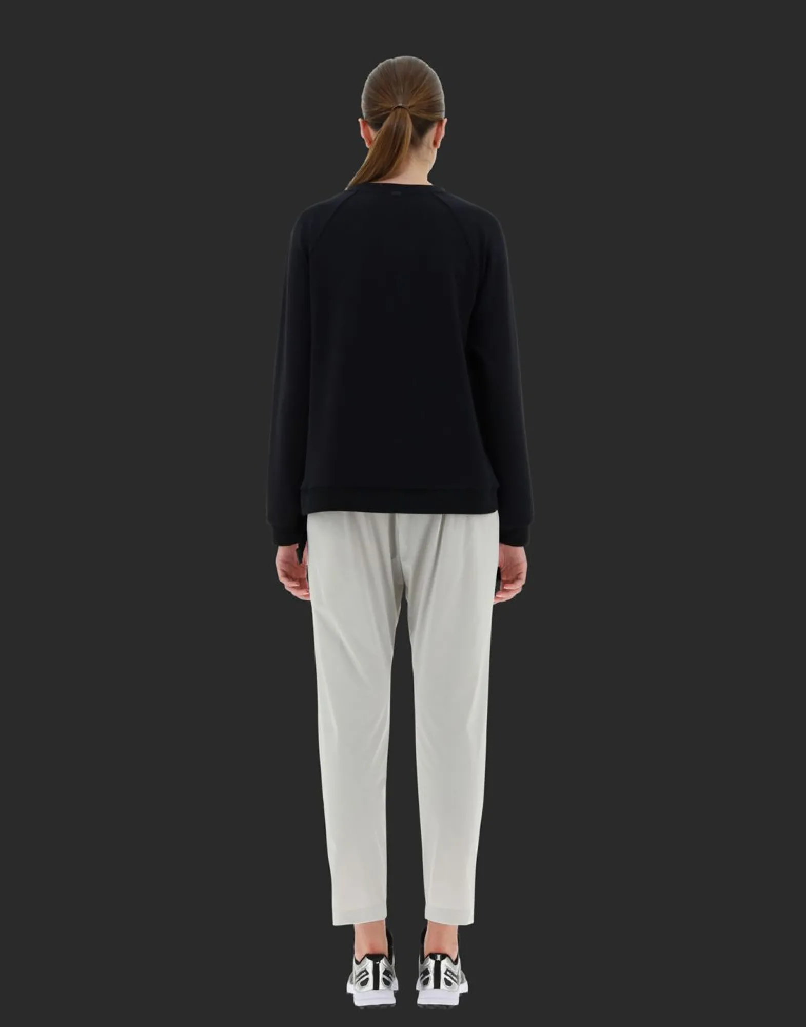Herno Sweatshirt In Techno Light Scuba