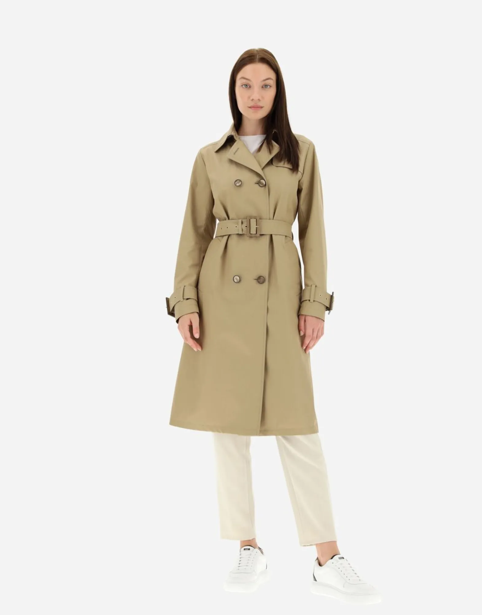 Herno Trench Coat In Delon & Monogram