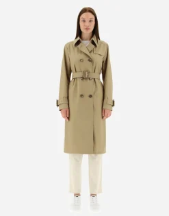 Herno Trench Coat In Delon & Monogram