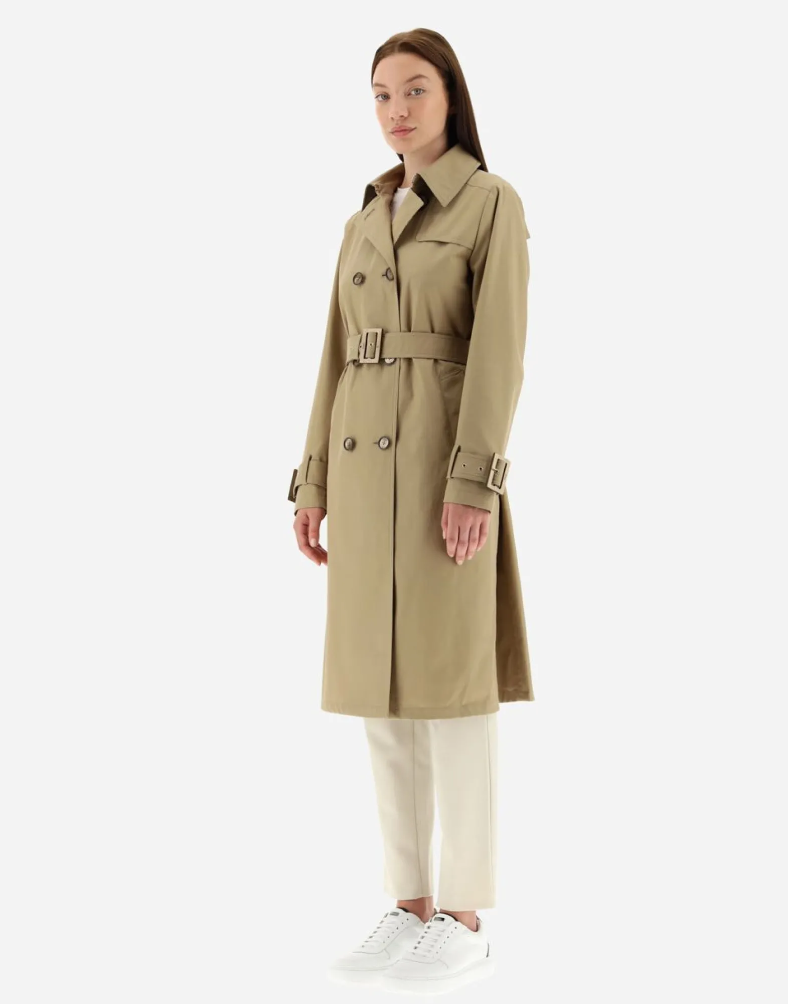 Herno Trench Coat In Delon & Monogram