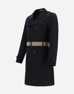 Herno Trench Coat In Delon & Monogram