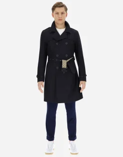 Herno Trench Coat In Delon & Monogram