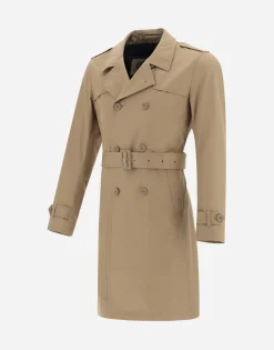 Herno Trench Coat In Delon & Monogram
