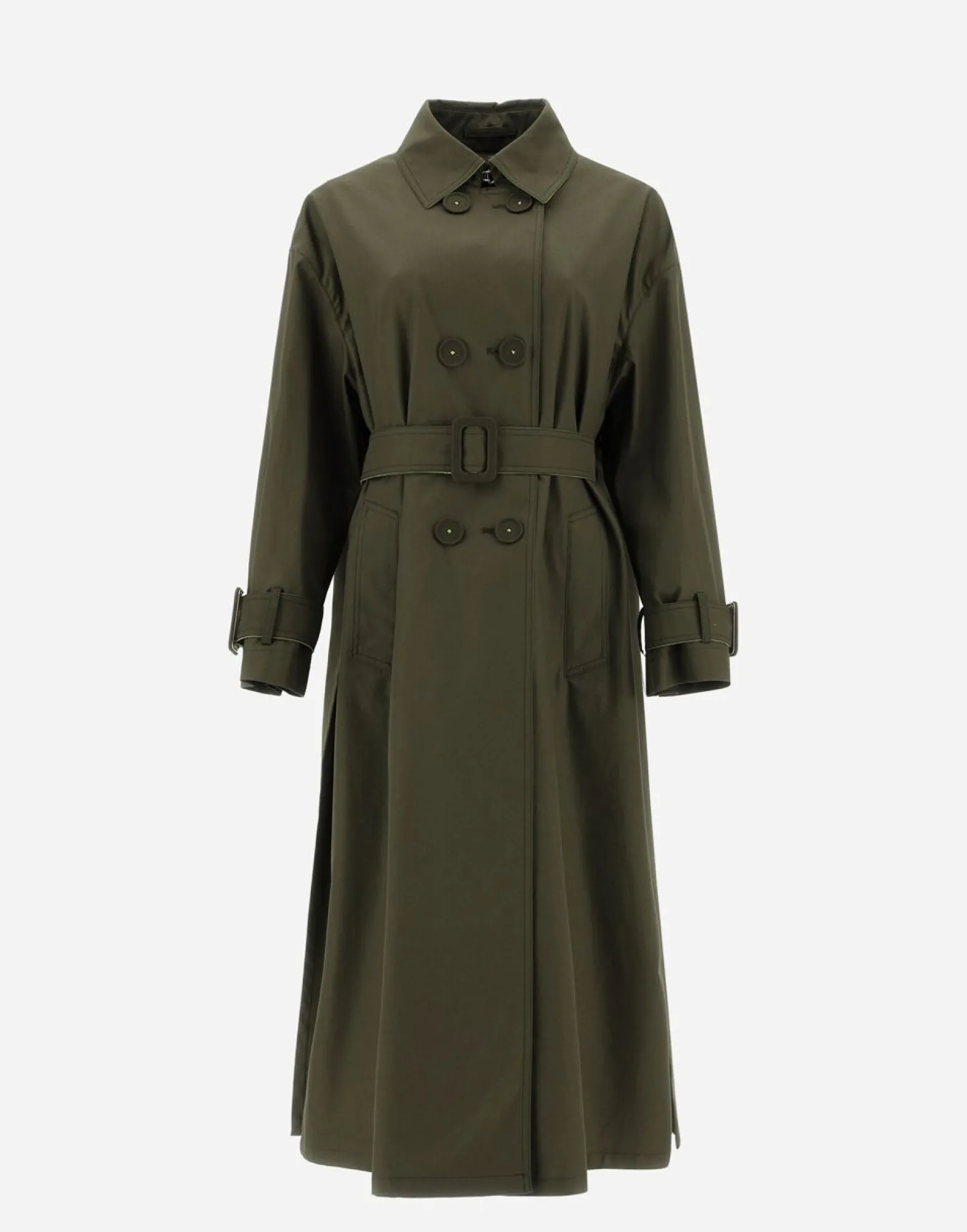 Herno Trench Coat In Delon & Plaster