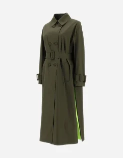 Herno Trench Coat In Delon & Plaster