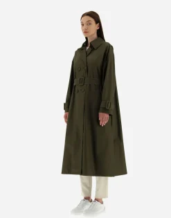 Herno Trench Coat In Delon & Plaster