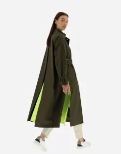 Herno Trench Coat In Delon & Plaster