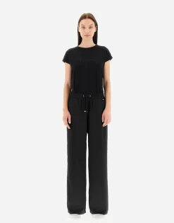 Herno Trousers In Casual Satin