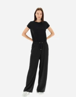 Herno Trousers In Casual Satin