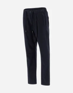 Herno Trousers In Light Cotton Stretch