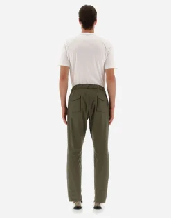 Herno Trousers In Light Cotton Stretch