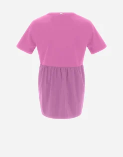 Herno T-Shirt In Chic Cotton Jersey & New Techno Taffeta