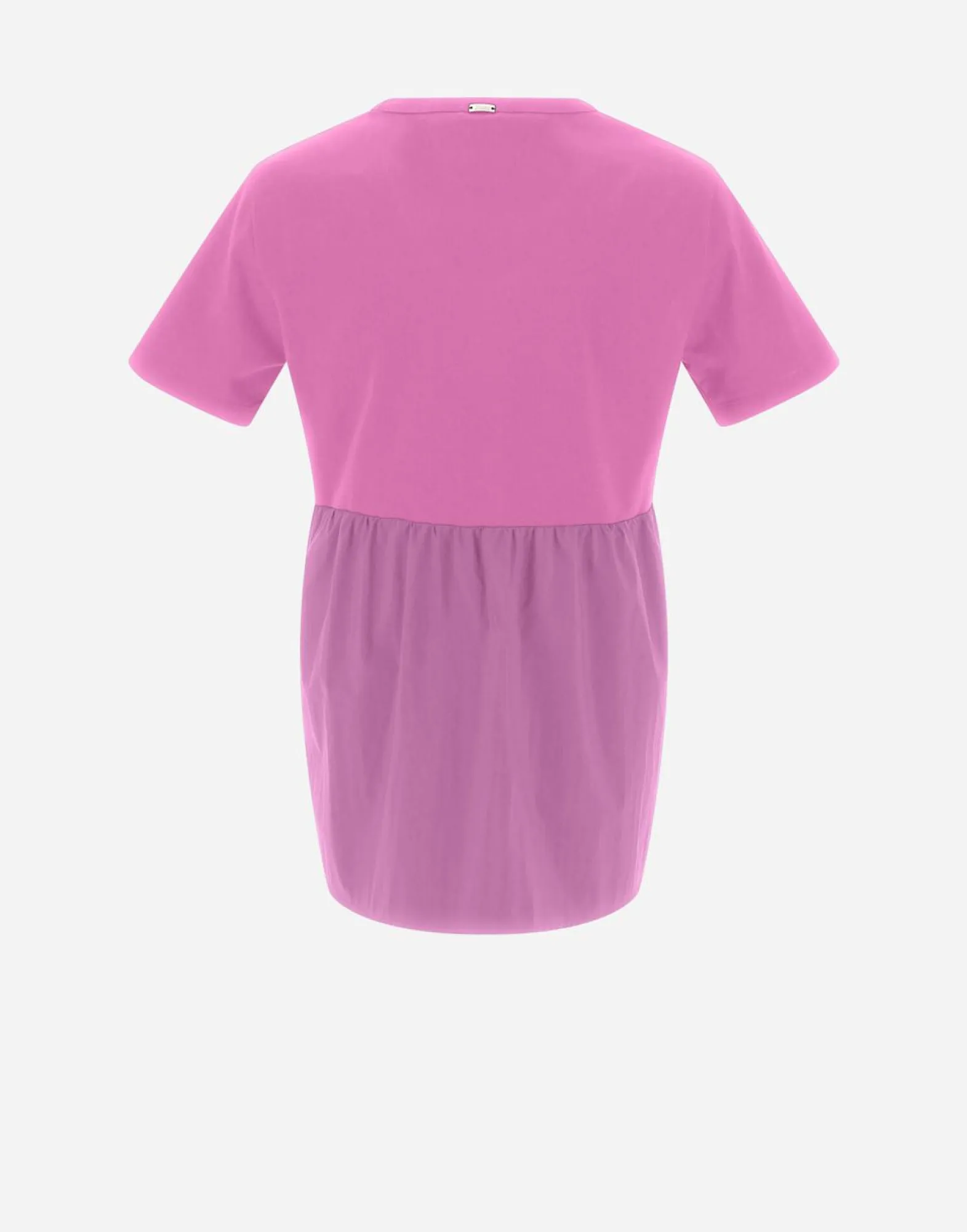 Herno T-Shirt In Chic Cotton Jersey & New Techno Taffeta