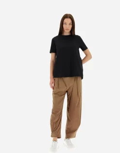 Herno T-Shirt In Chic Cotton Jersey & New Techno Taffeta