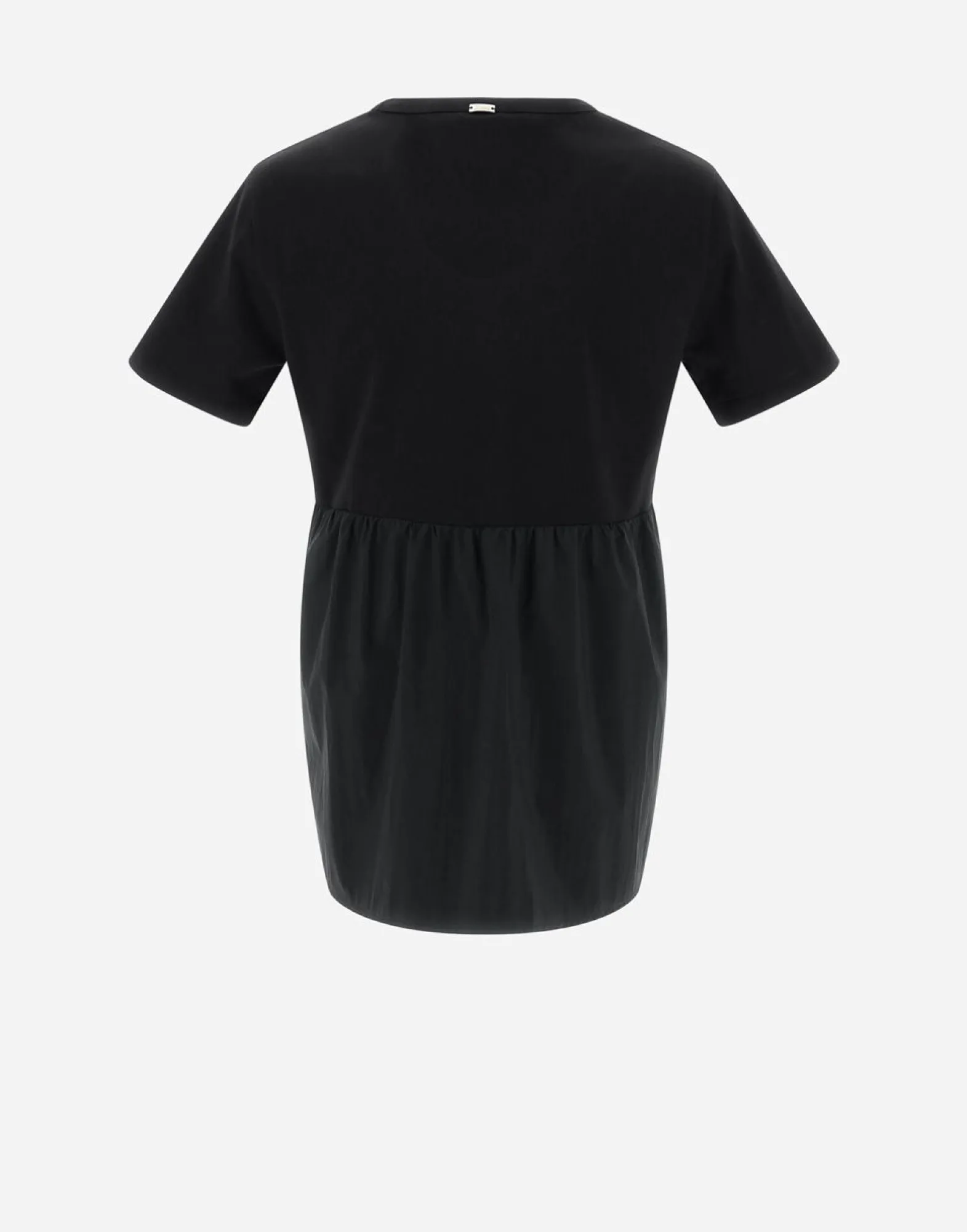 Herno T-Shirt In Chic Cotton Jersey & New Techno Taffeta