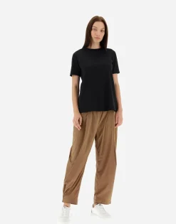 Herno T-Shirt In Chic Cotton Jersey & New Techno Taffeta
