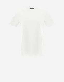 Herno T-Shirt In Chic Cotton Jersey & New Techno Taffeta