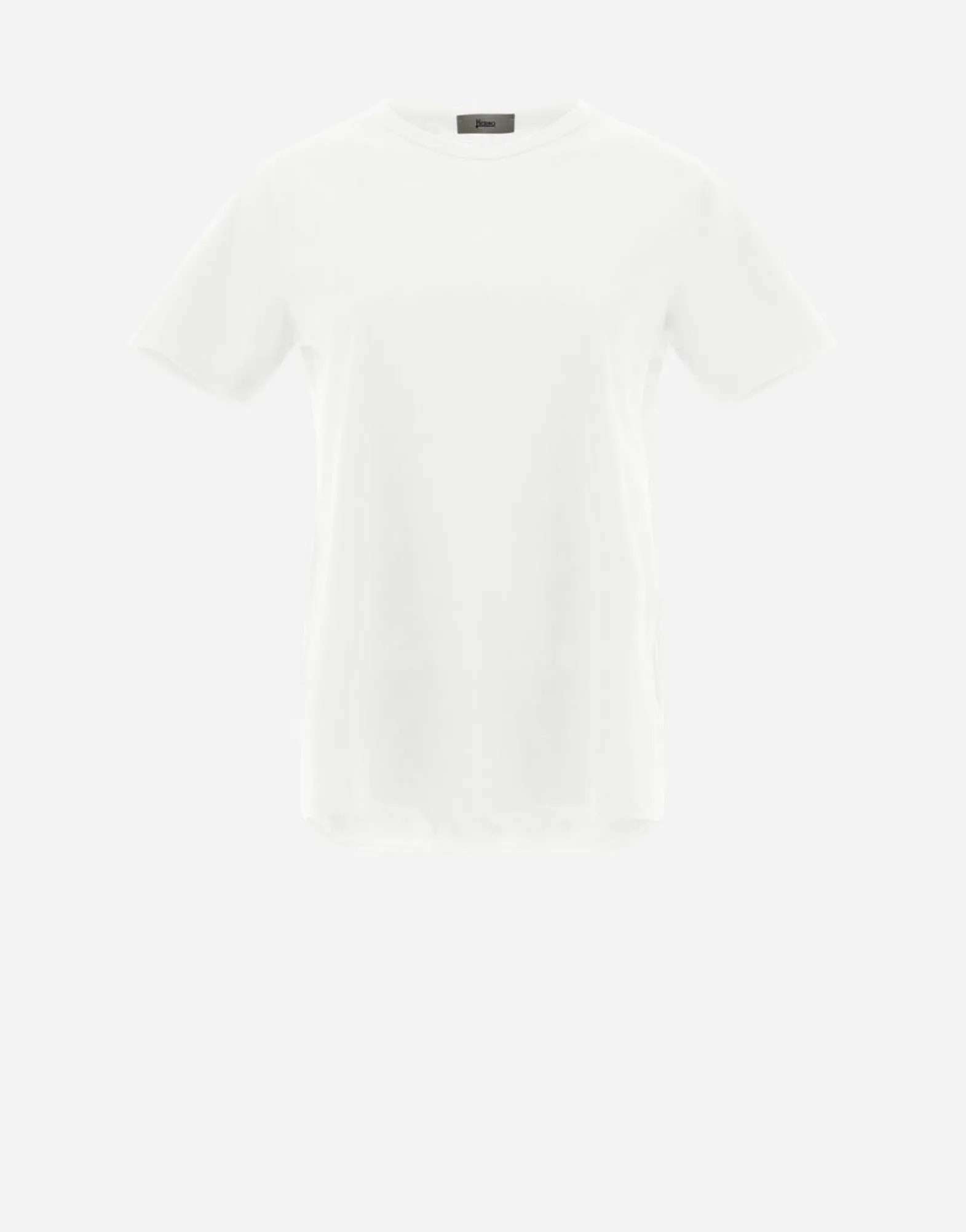 Herno T-Shirt In Chic Cotton Jersey & New Techno Taffeta