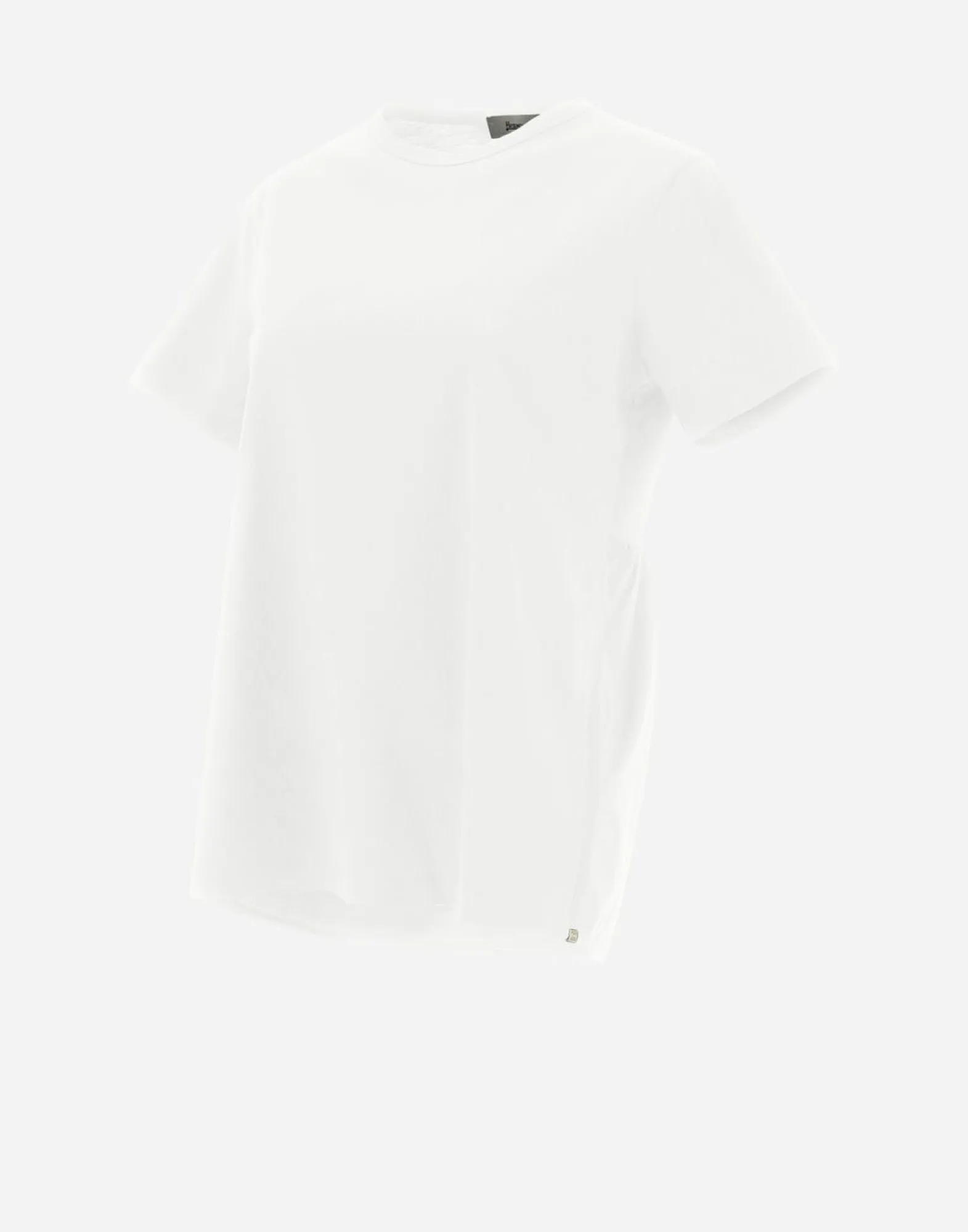 Herno T-Shirt In Chic Cotton Jersey & New Techno Taffeta
