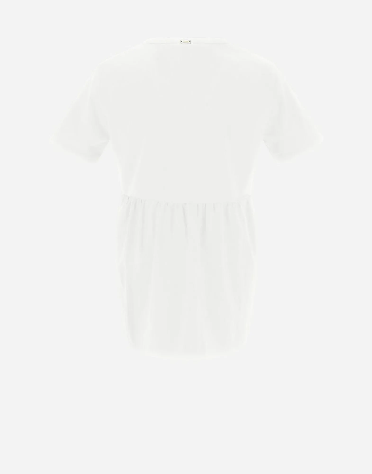 Herno T-Shirt In Chic Cotton Jersey & New Techno Taffeta