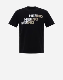 Herno T-Shirt In Compact Jersey