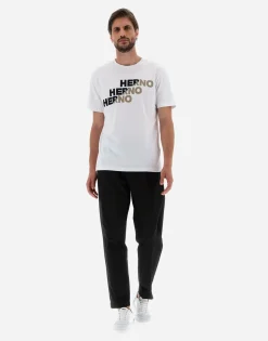 Herno T-Shirt In Compact Jersey