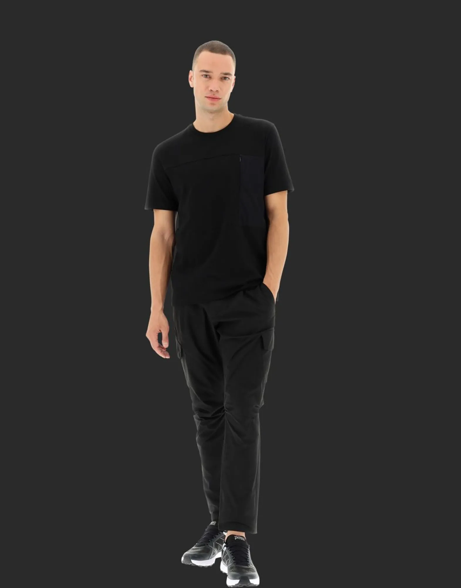 Herno T-Shirt In Compact Jersey And Light Mesh
