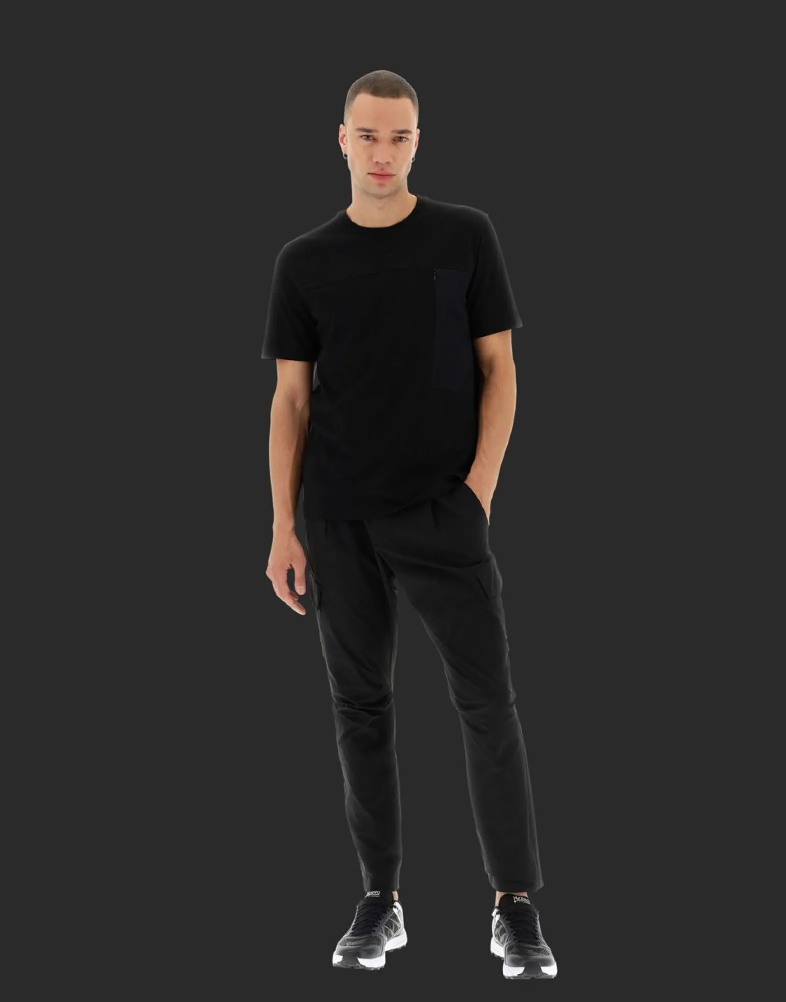 Herno T-Shirt In Compact Jersey And Light Mesh