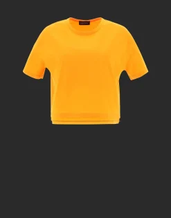 Herno T-Shirt In Dynamic Interlock And Light Opalescent