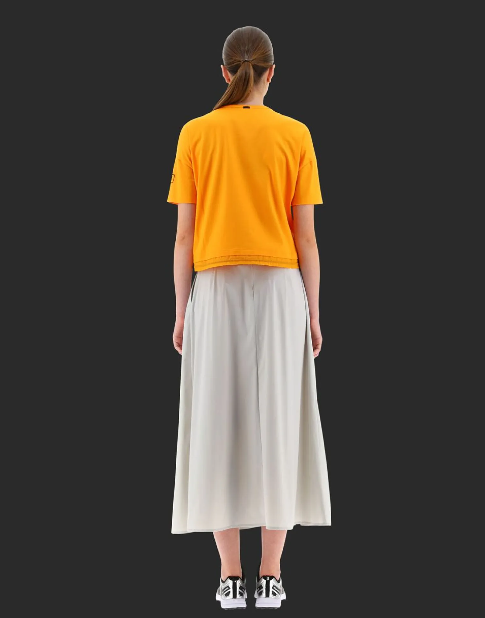Herno T-Shirt In Dynamic Interlock And Light Opalescent