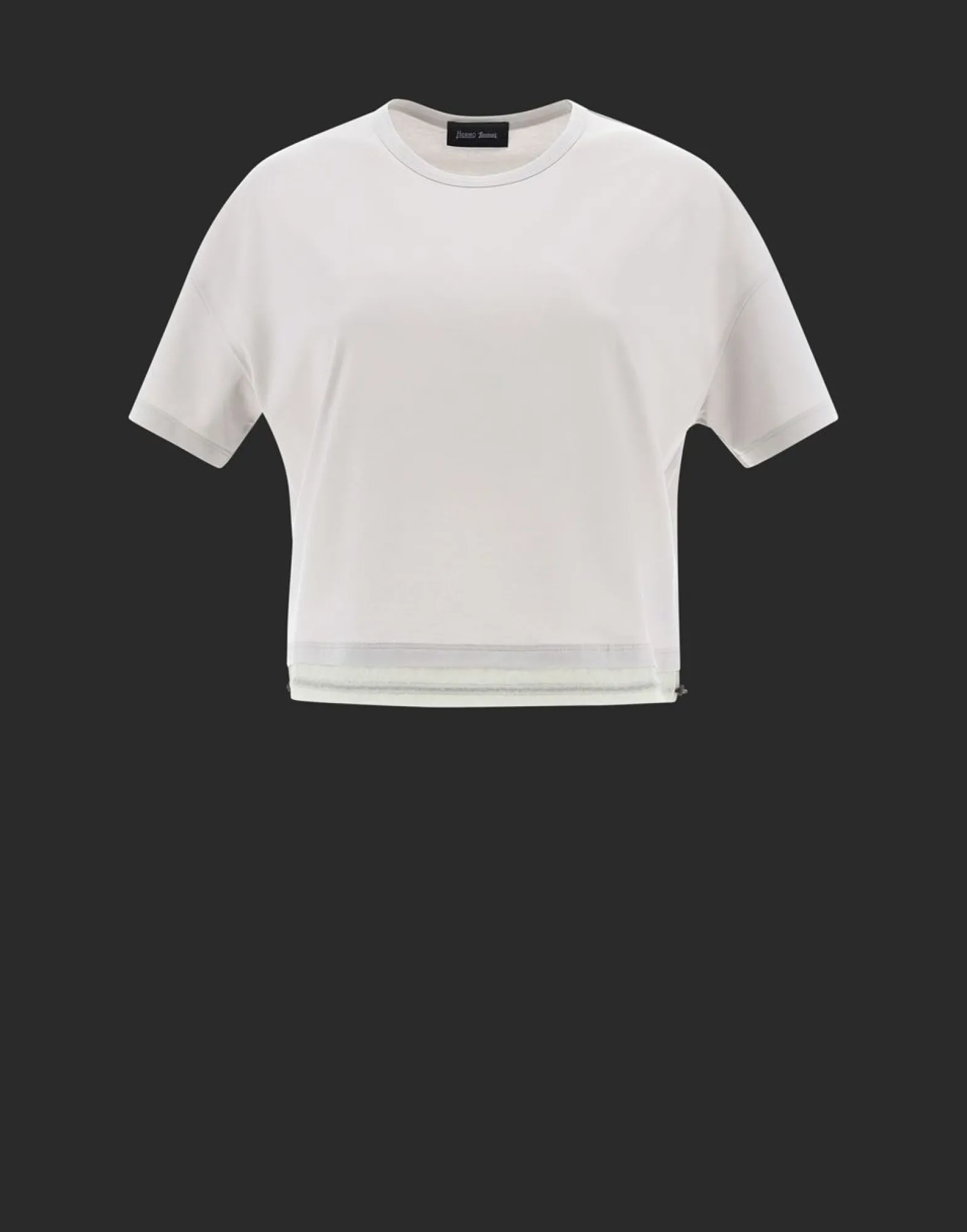 Herno T-Shirt In Dynamic Interlock And Light Opalescent