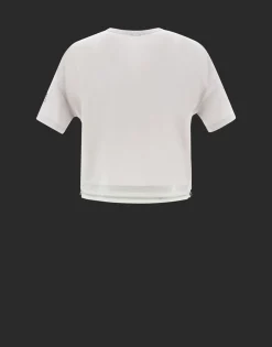 Herno T-Shirt In Dynamic Interlock And Light Opalescent