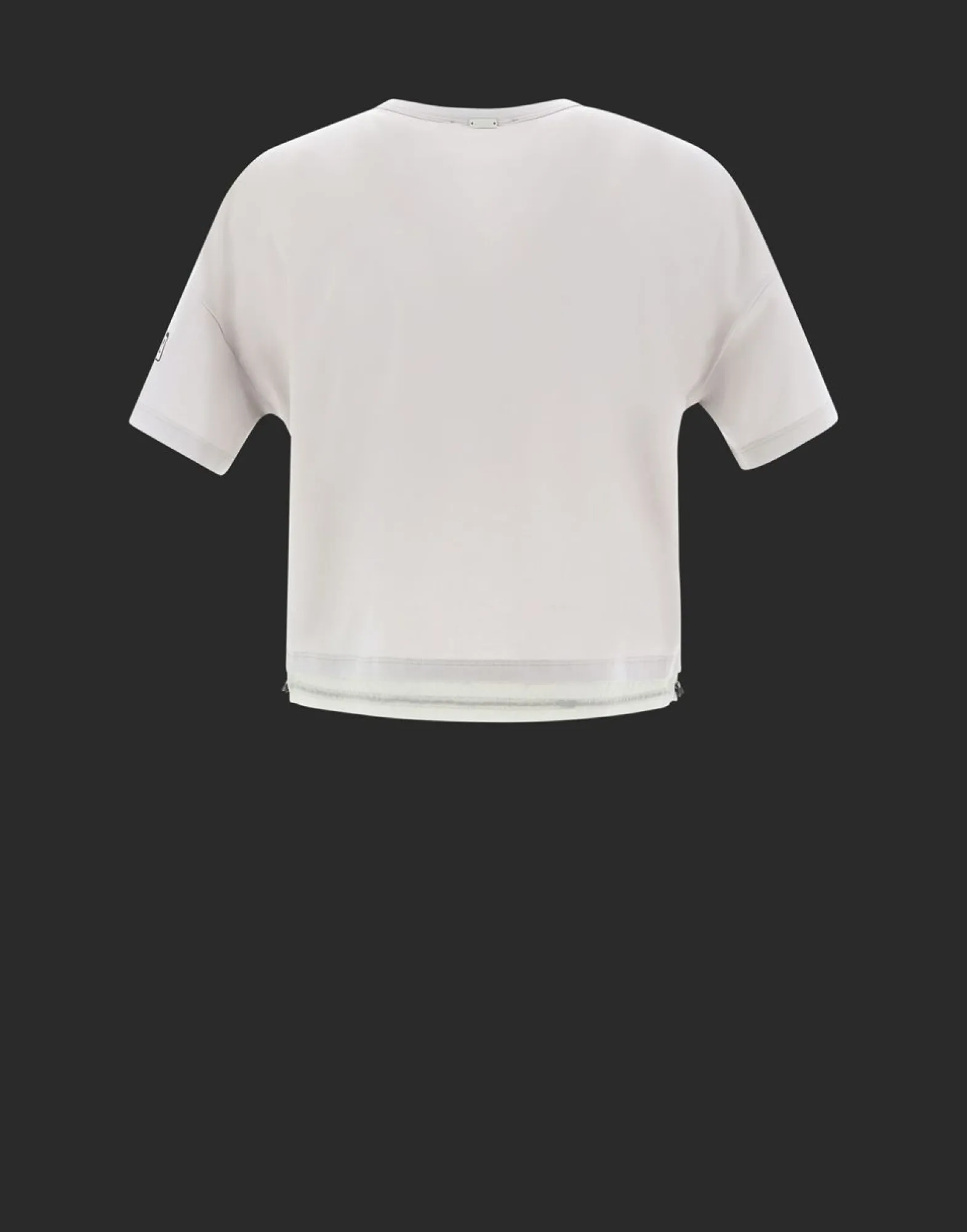 Herno T-Shirt In Dynamic Interlock And Light Opalescent